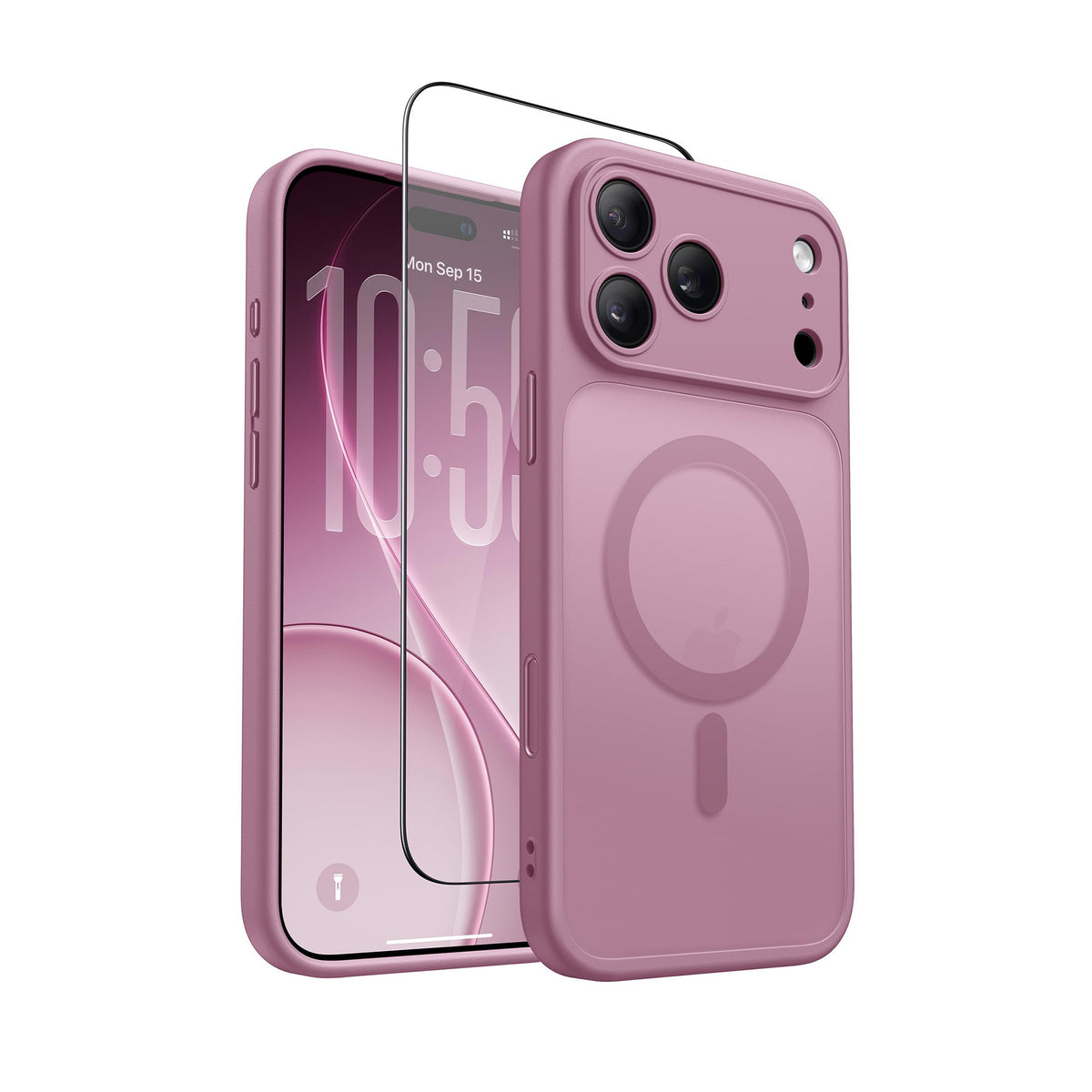 GolbinBox Magnetic Shockproof for iPhone 18 Pro Case, Stone