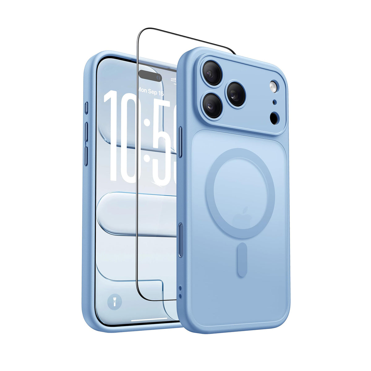 Magnetic Shockproof for iPhone 18 Pro Max, Coastal Blue