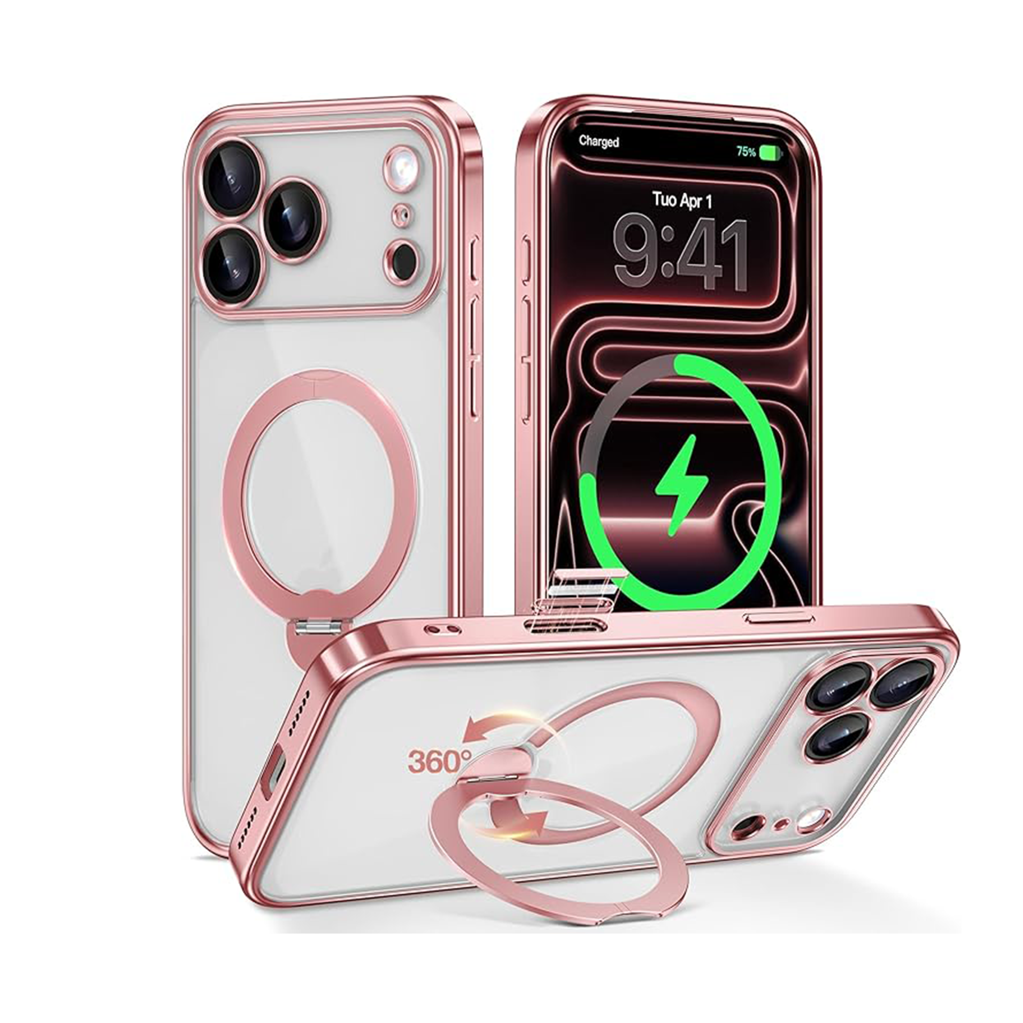 iPhone 17 Pro Case with Magnetic Stand