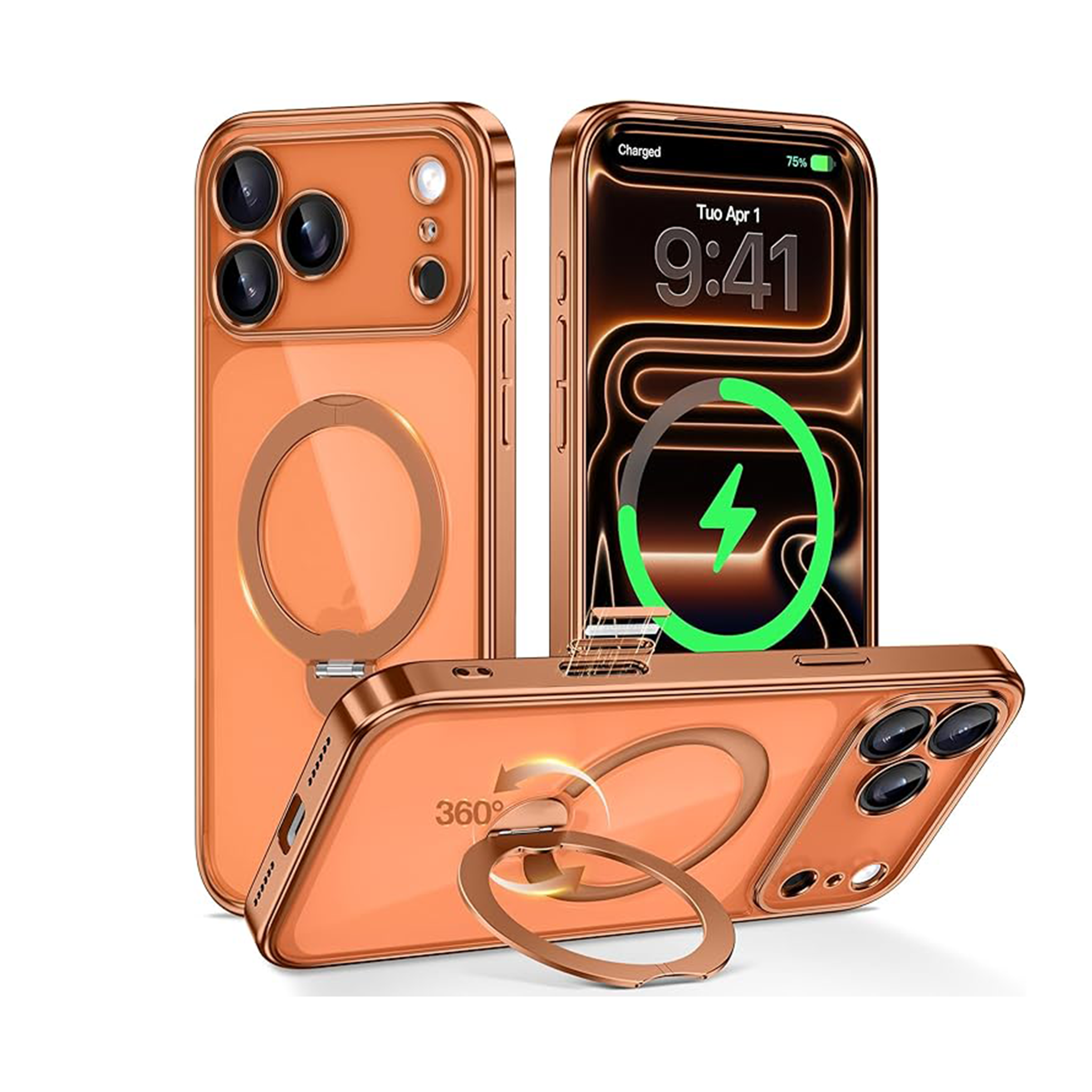 iPhone 17 Pro Case with Magnetic Stand