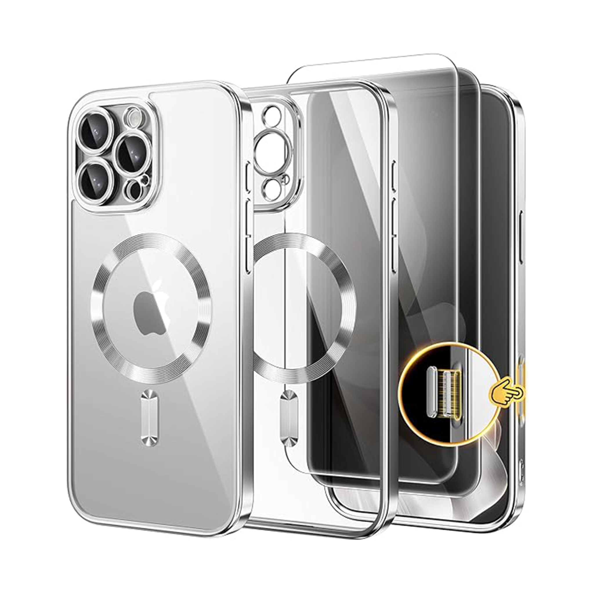 GolbinBox Magnetic for iPhone 16 Pro Max Plating Case