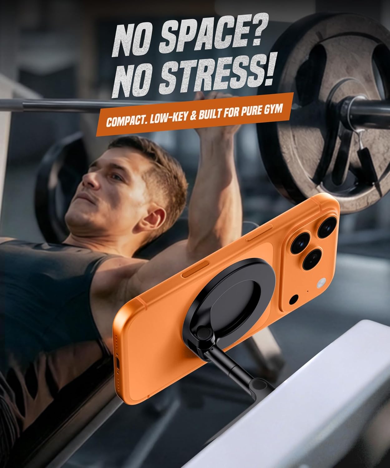 GolbinBox Magnetic Gym Phone Holder for MagSafe