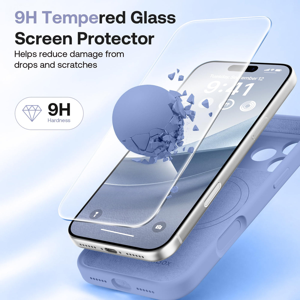 GolbinBox Magnetic for iPhone 18 Pro Max Case, Gulf Blue
