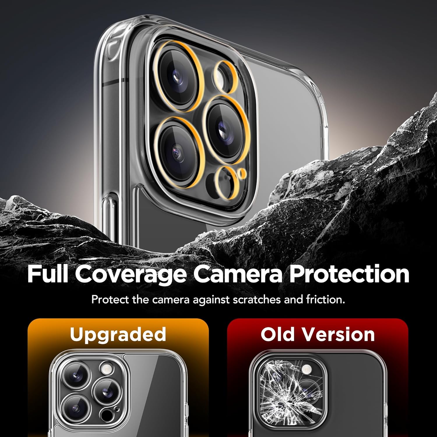 GolbinBox Magnetic for iPhone 16 Pro Max Case Clear with Camera Control Button