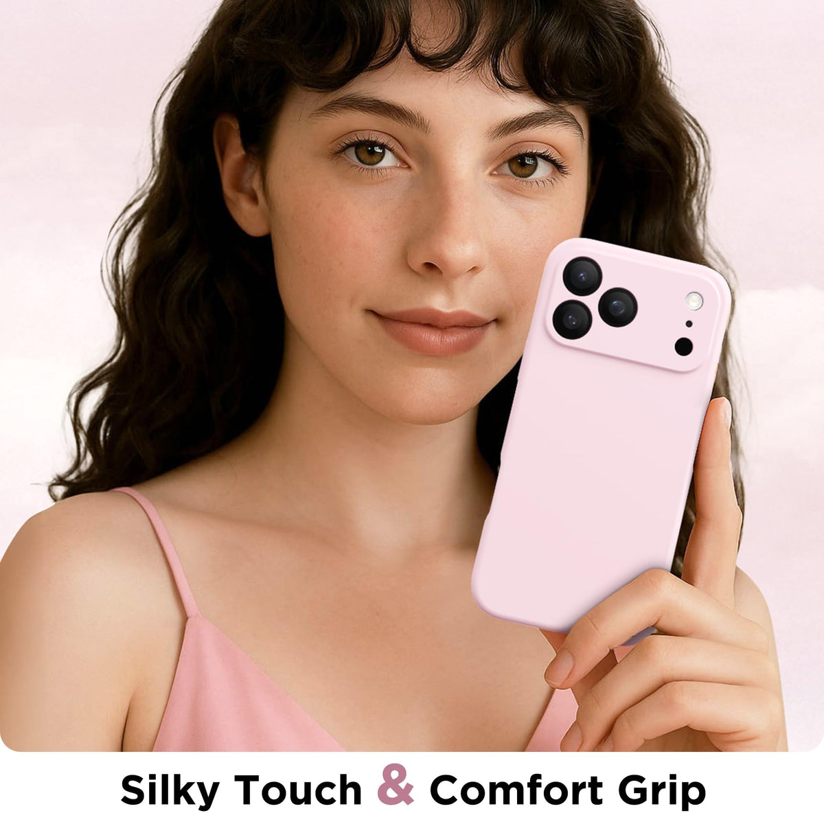iPhone 17 Pro Max Case, Chalk Pink