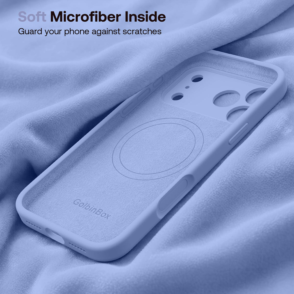 GolbinBox Magnetic for iPhone 18 Pro Max Case, Gulf Blue