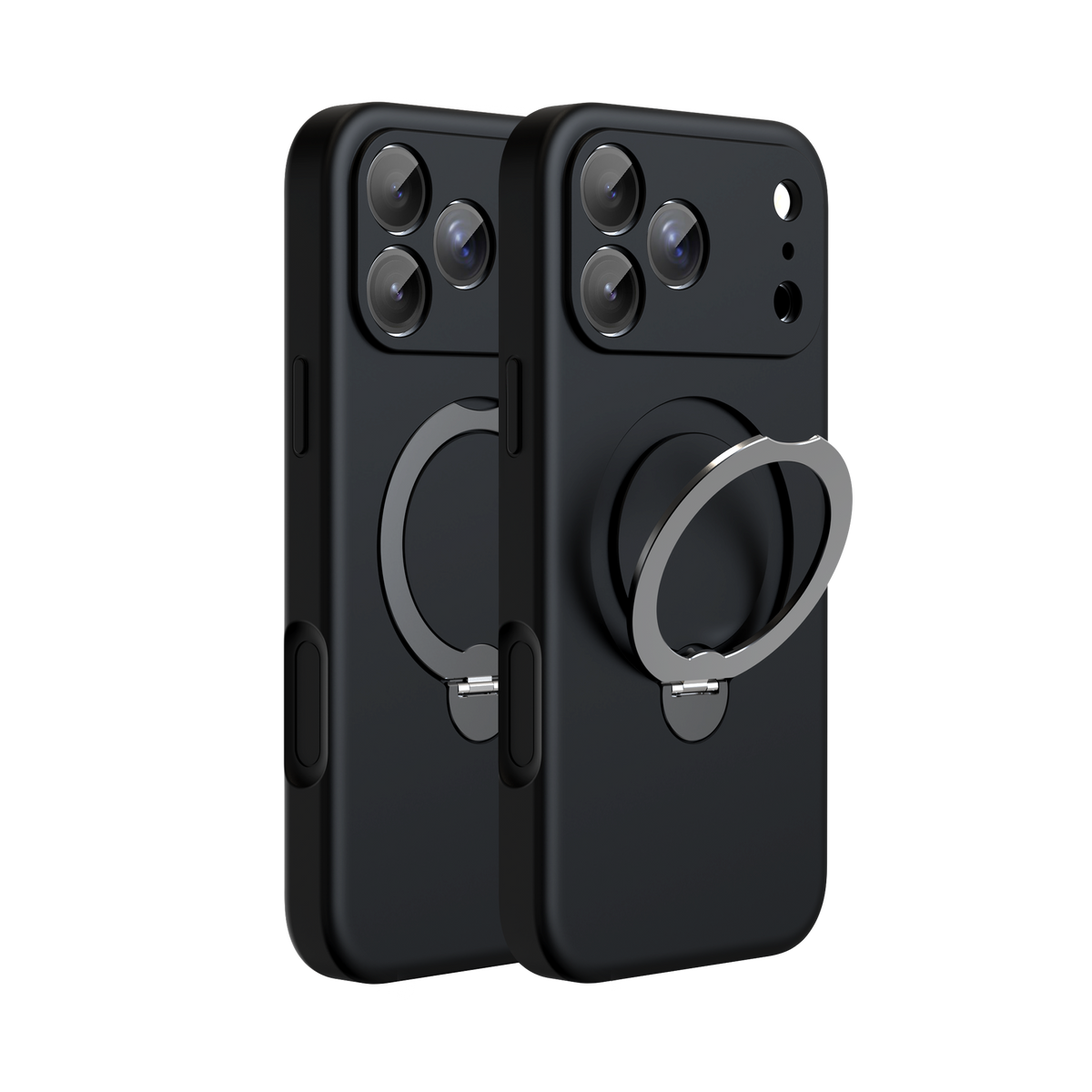 iPhone 17 pro max Silicone Case with stand