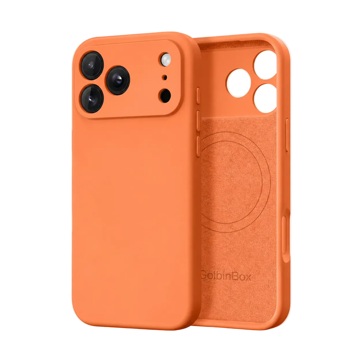 GolbinBox Magnetic for iPhone 18 Pro Case, Dusty Orange