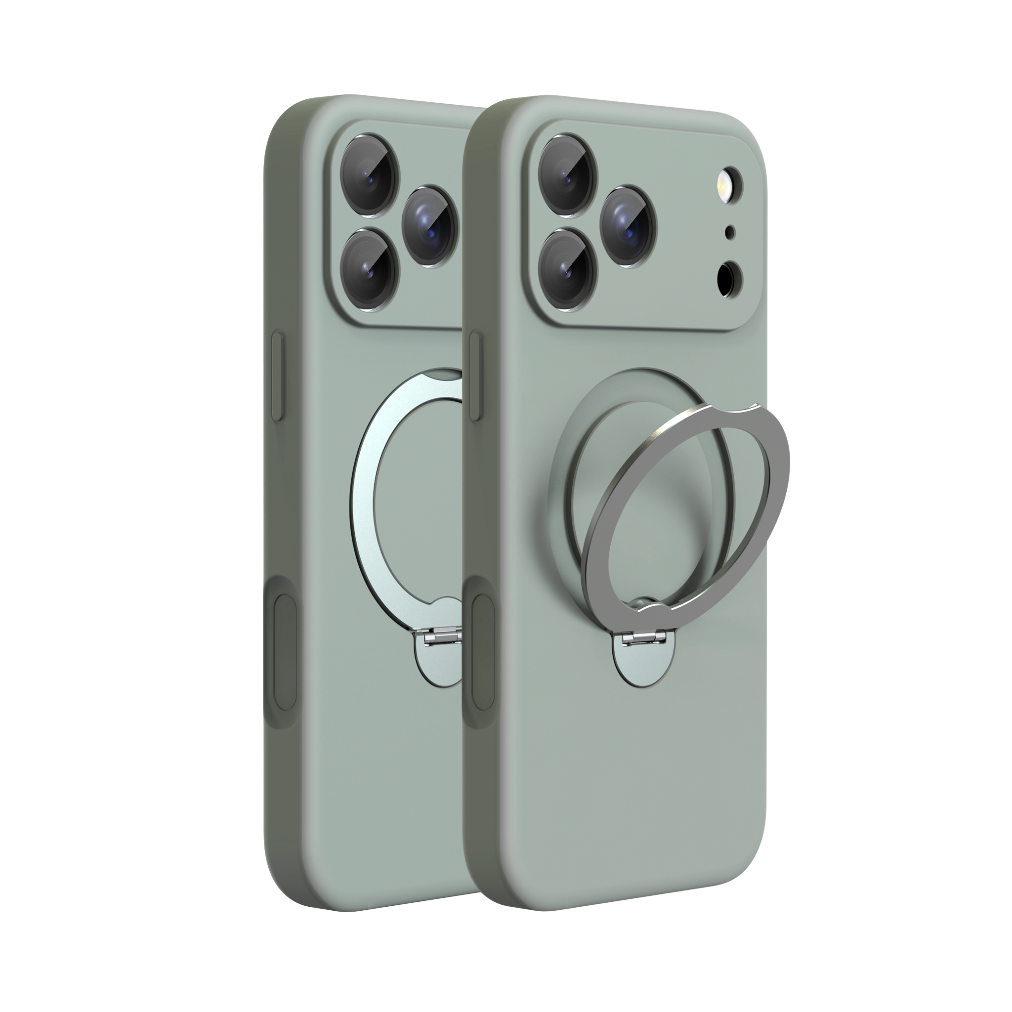 iPhone 17 pro Silicone Case with stand