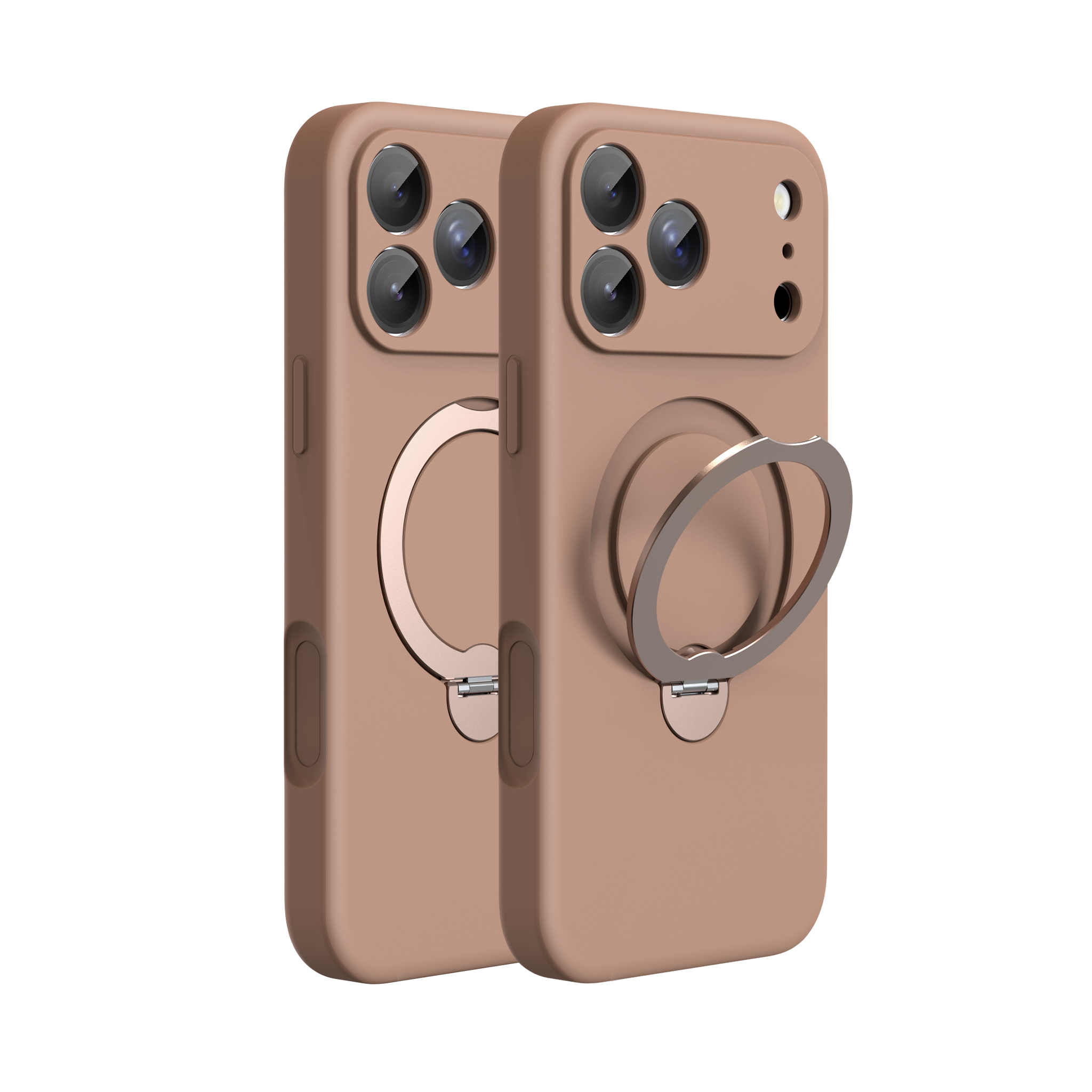 iPhone 17 pro max Silicone Case with stand