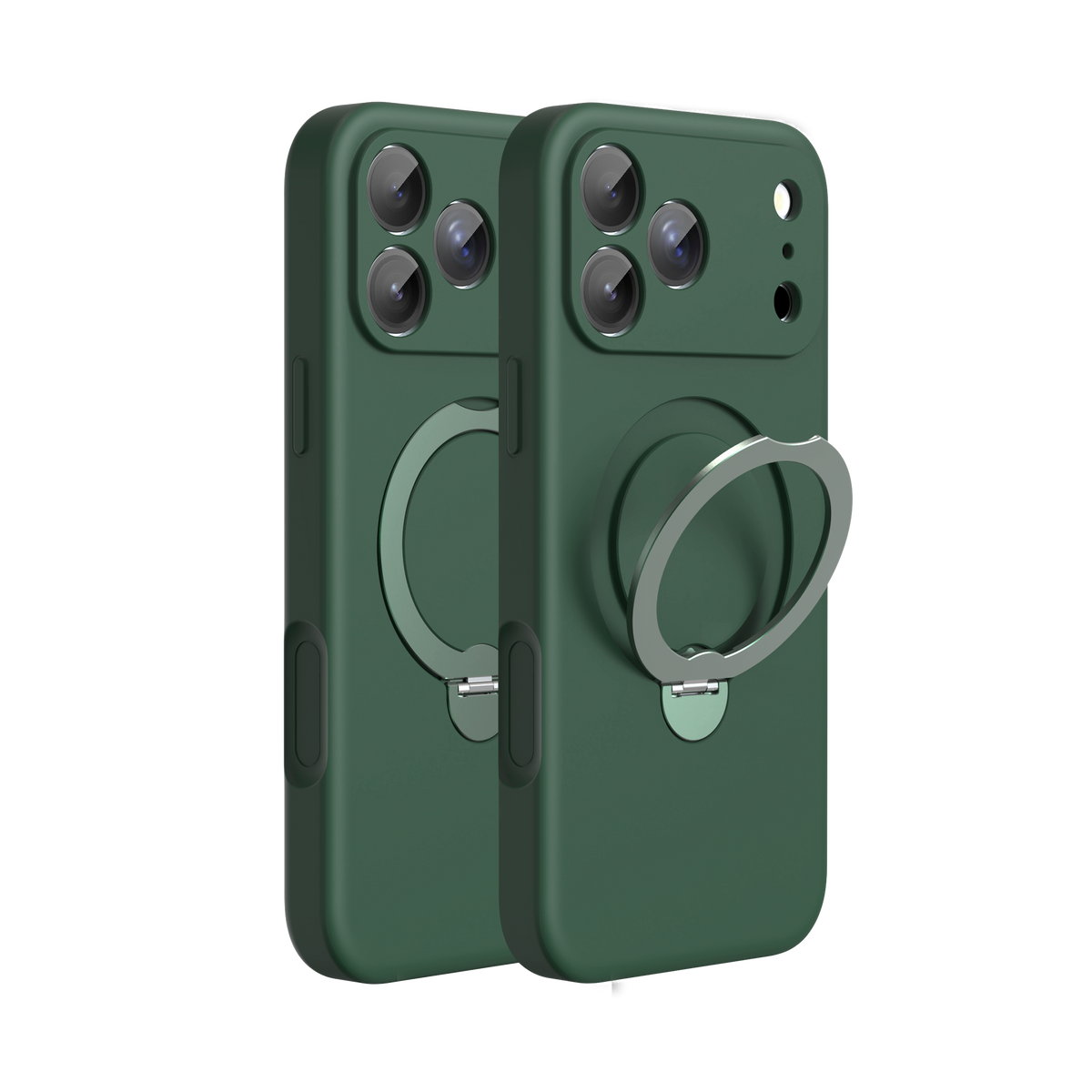 iPhone 17 pro max Silicone Case with stand