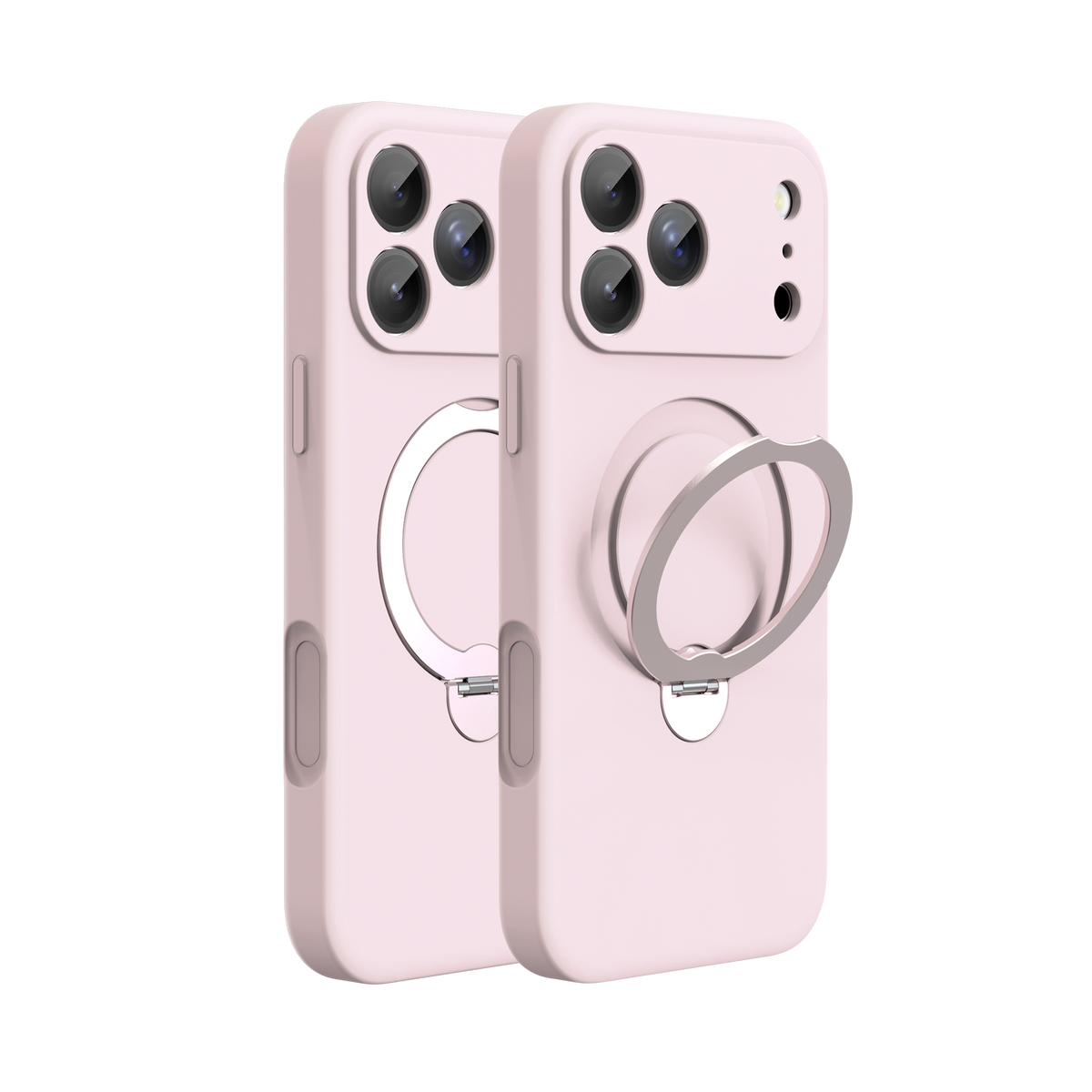 iPhone 17 pro max Silicone Case with stand