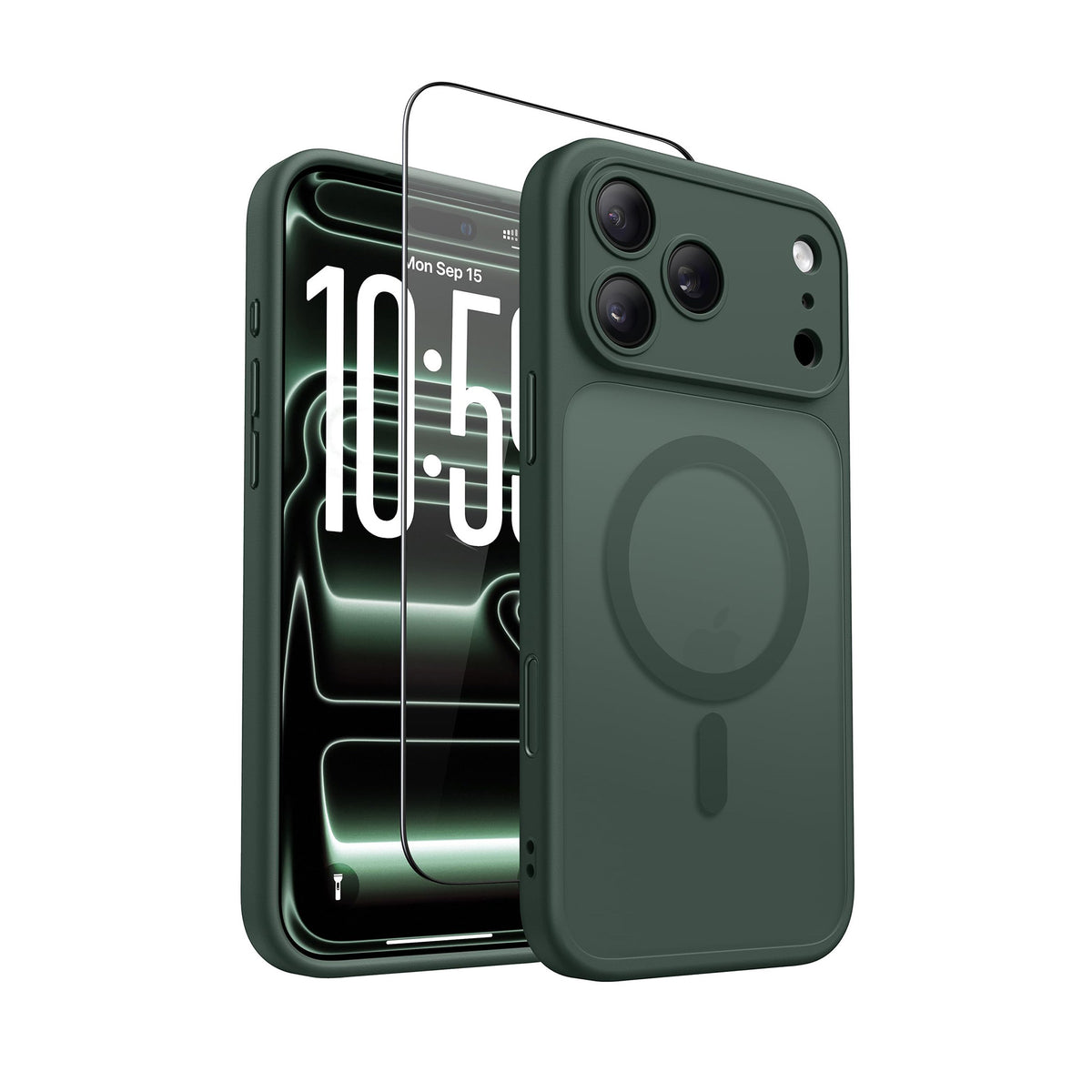 GolbinBox Magnetic Shockproof for iPhone 18 Pro Case, Stone