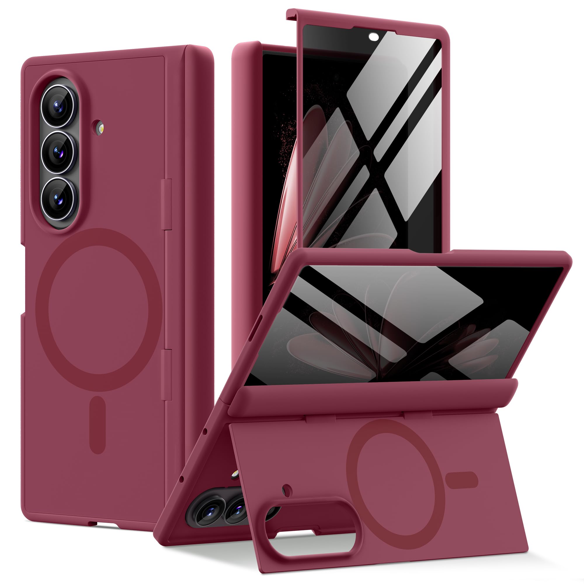 Samsung Galaxy Z Fold 7 Case with Privacy Screen Protector