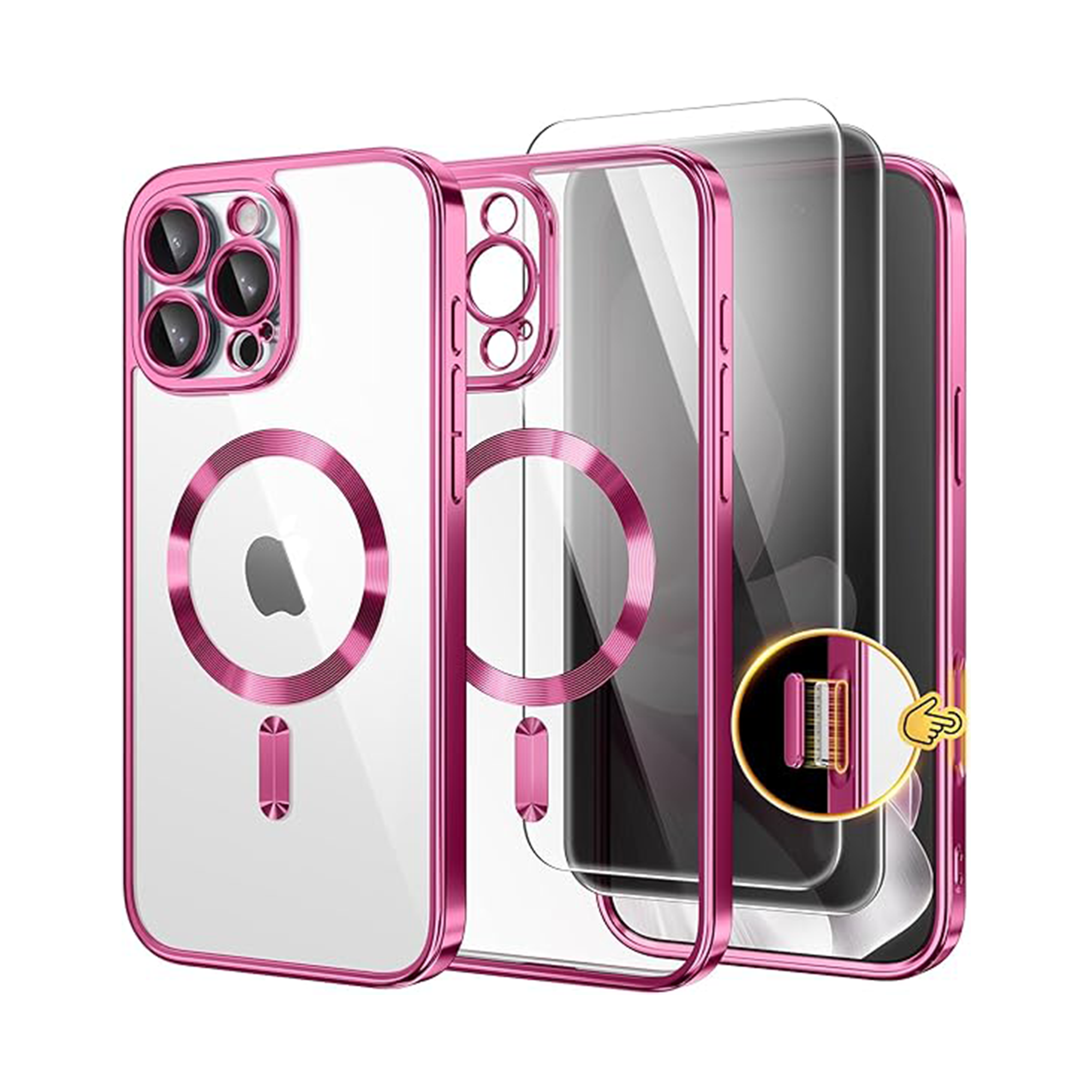 GolbinBox Magnetic for iPhone 16 Pro Max Plating Case