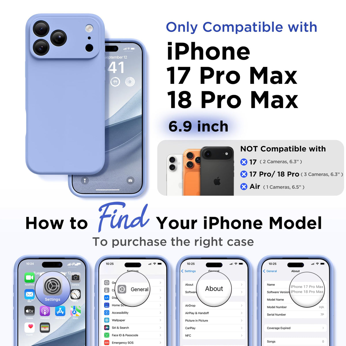GolbinBox Magnetic for iPhone 18 Pro Max Case, Gulf Blue