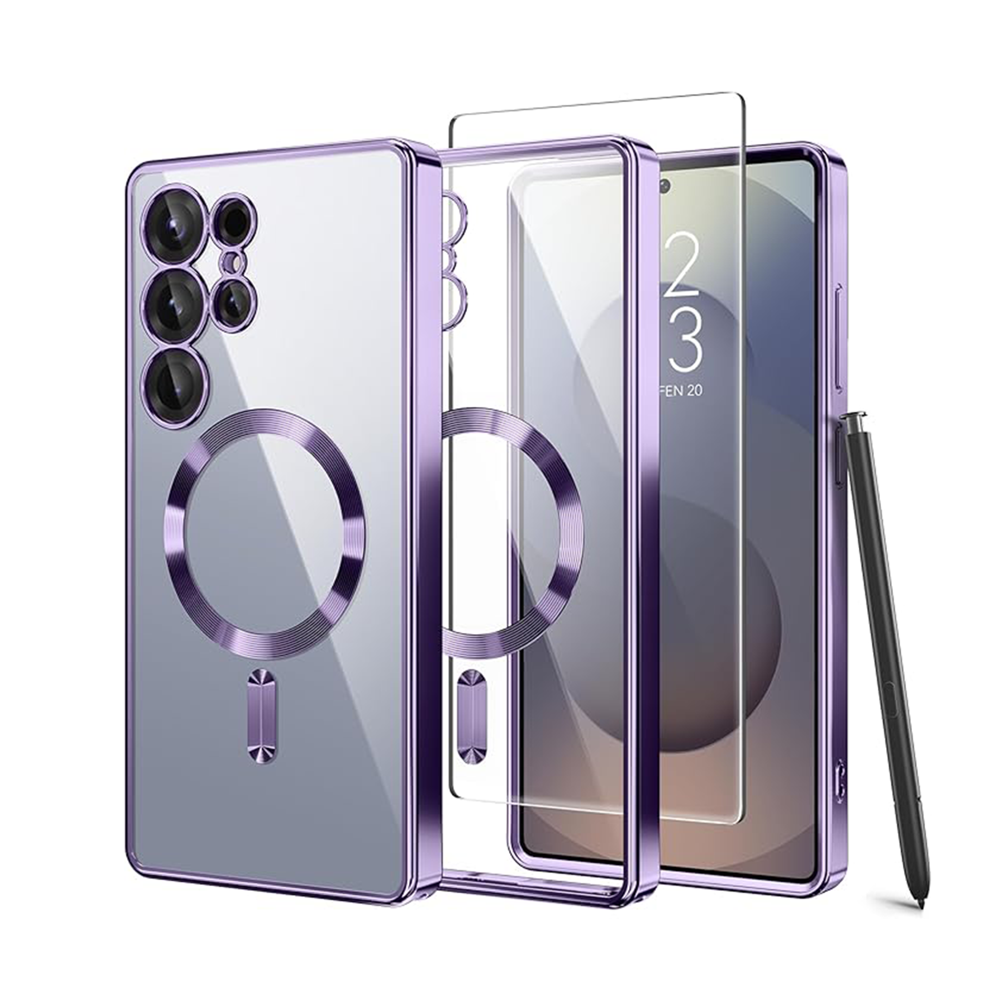 Magnetic Case Compatible with Samsung Galaxy S25 Ultra