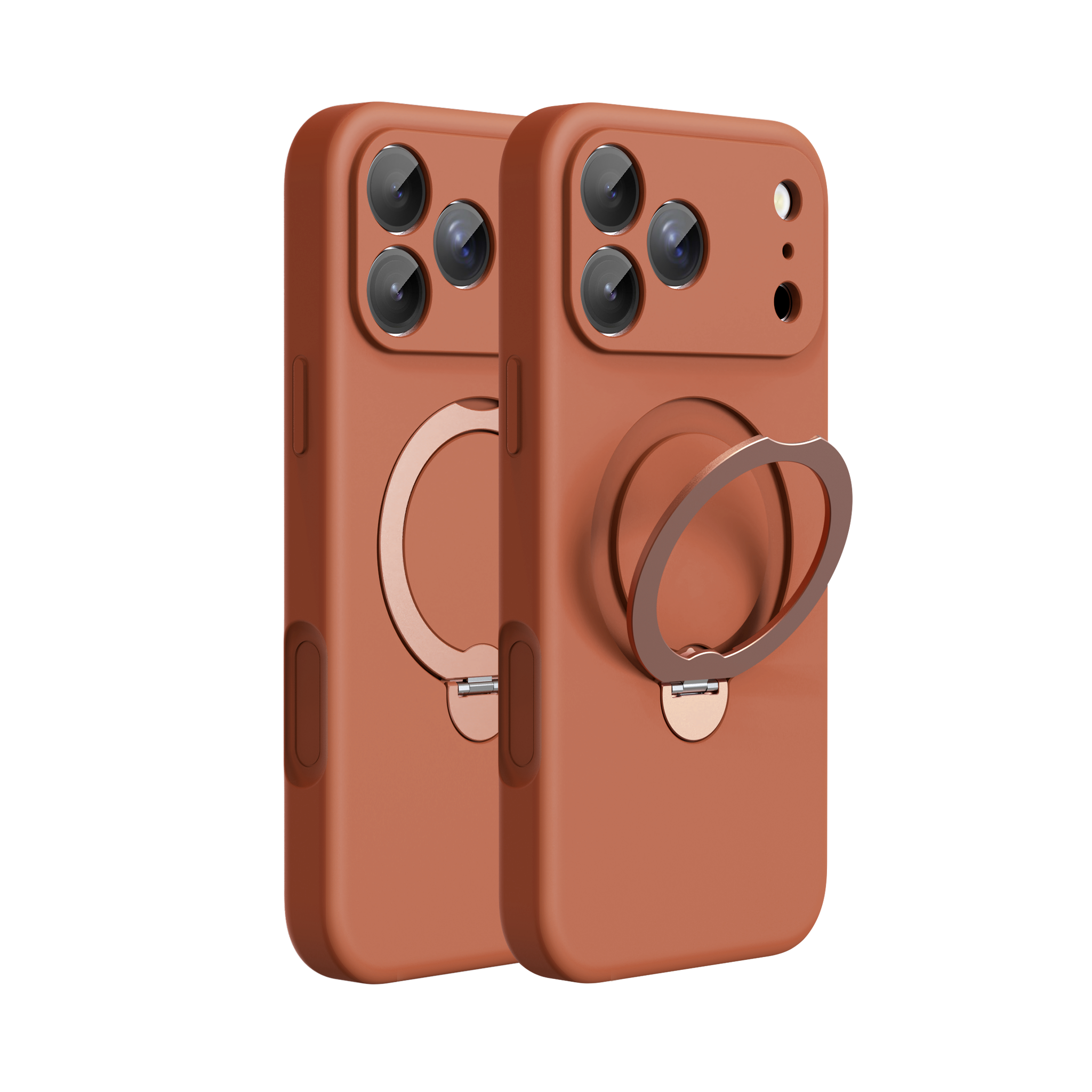 iPhone 17 pro max Silicone Case with stand