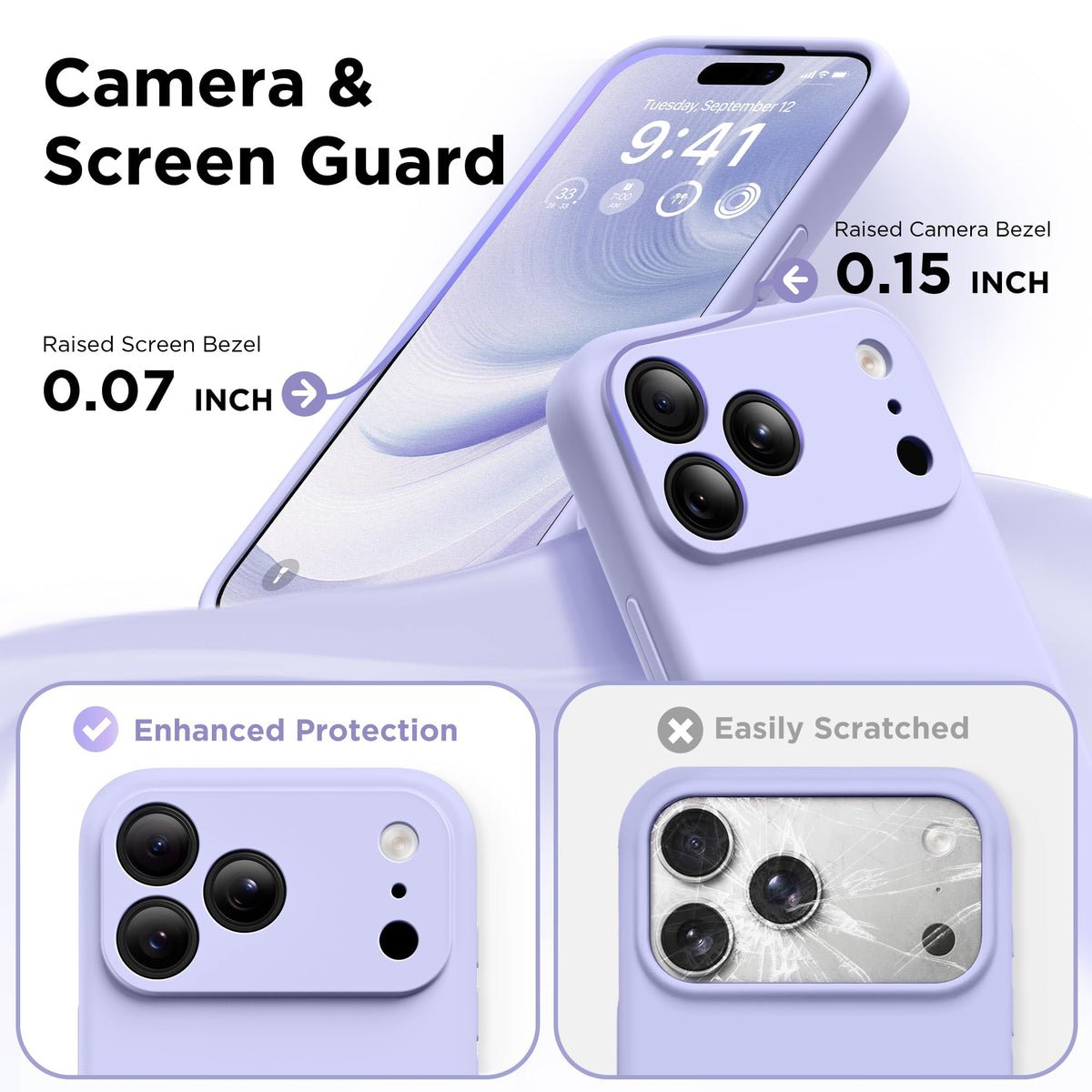 GolbinBox Magnetic for iPhone 18 Pro Case, Lilac