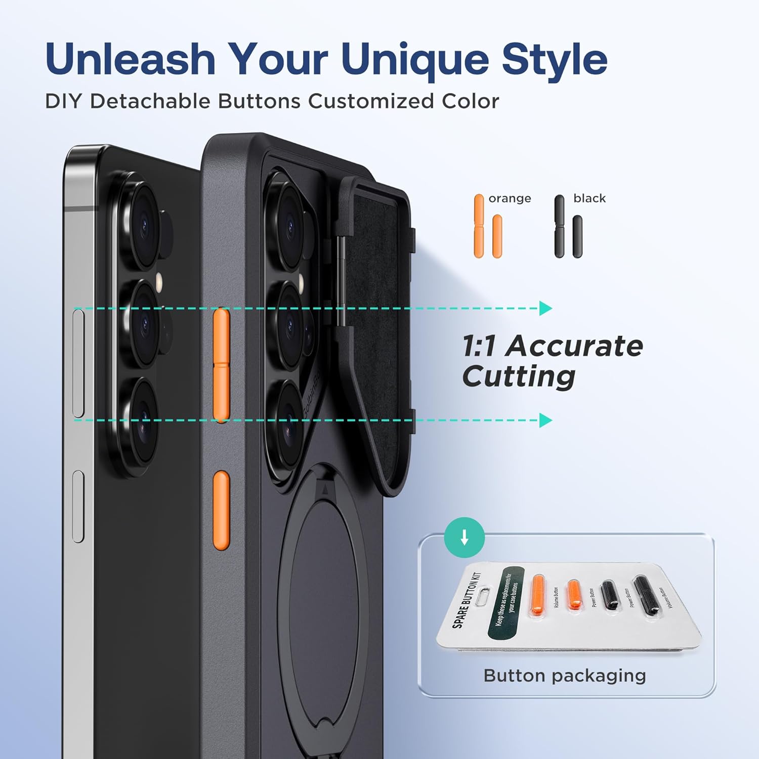 GolbinBox 360 Adjustable Magnetic Stand for Samsung Galaxy S26 Ultra Phone Case