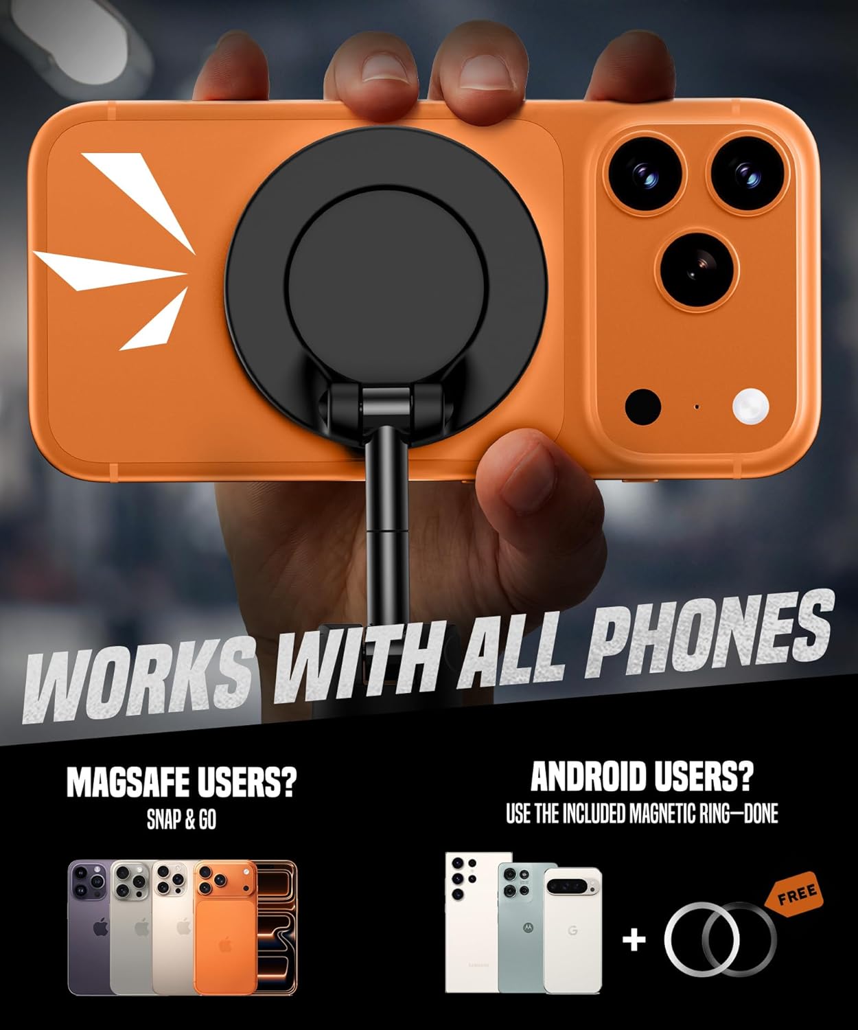 GolbinBox Magnetic Gym Phone Holder for MagSafe