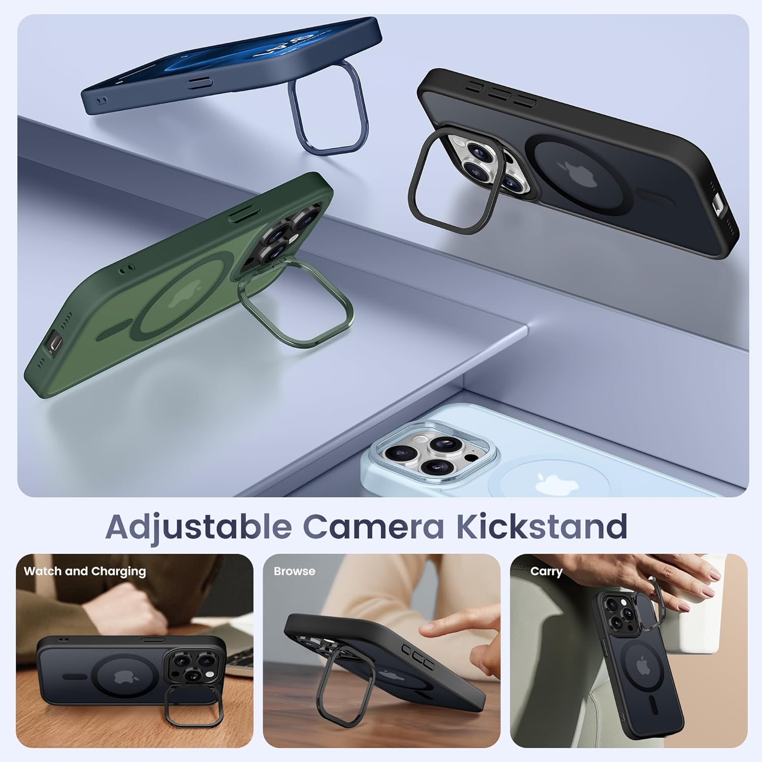 GolbinBox for iPhone 15 Pro Max Case, Compatible with Magsafe