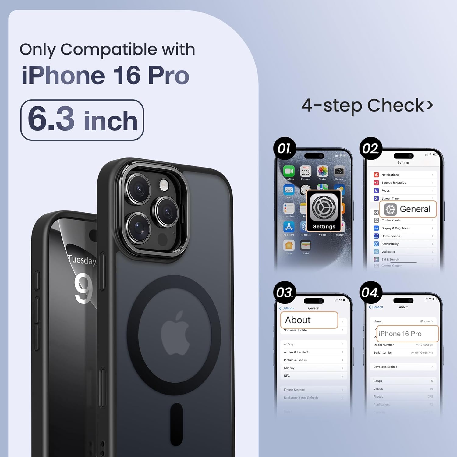 iPhone 16 Pro Translucent Matte Case