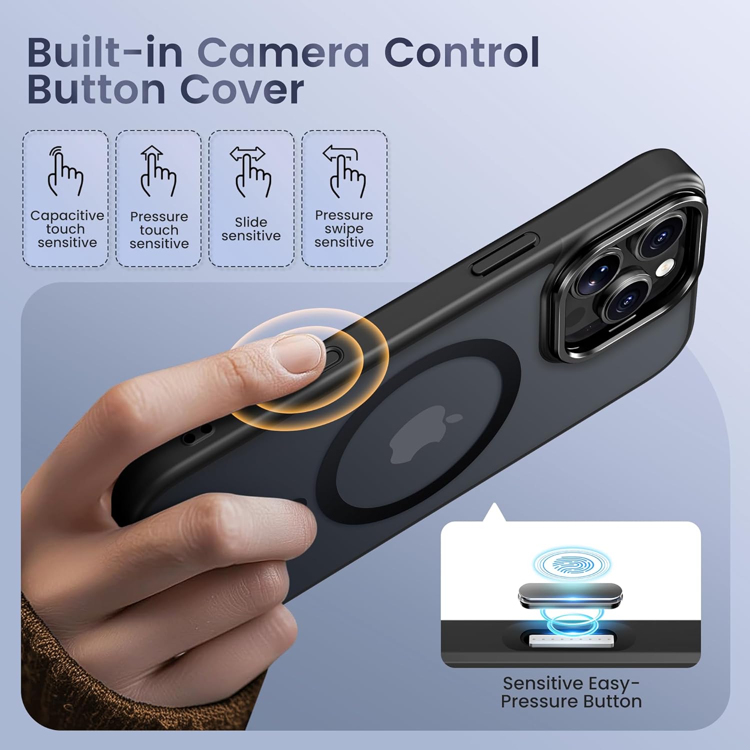 GolbinBox for iPhone 16 Pro Max Case, Compatible with Magsafe