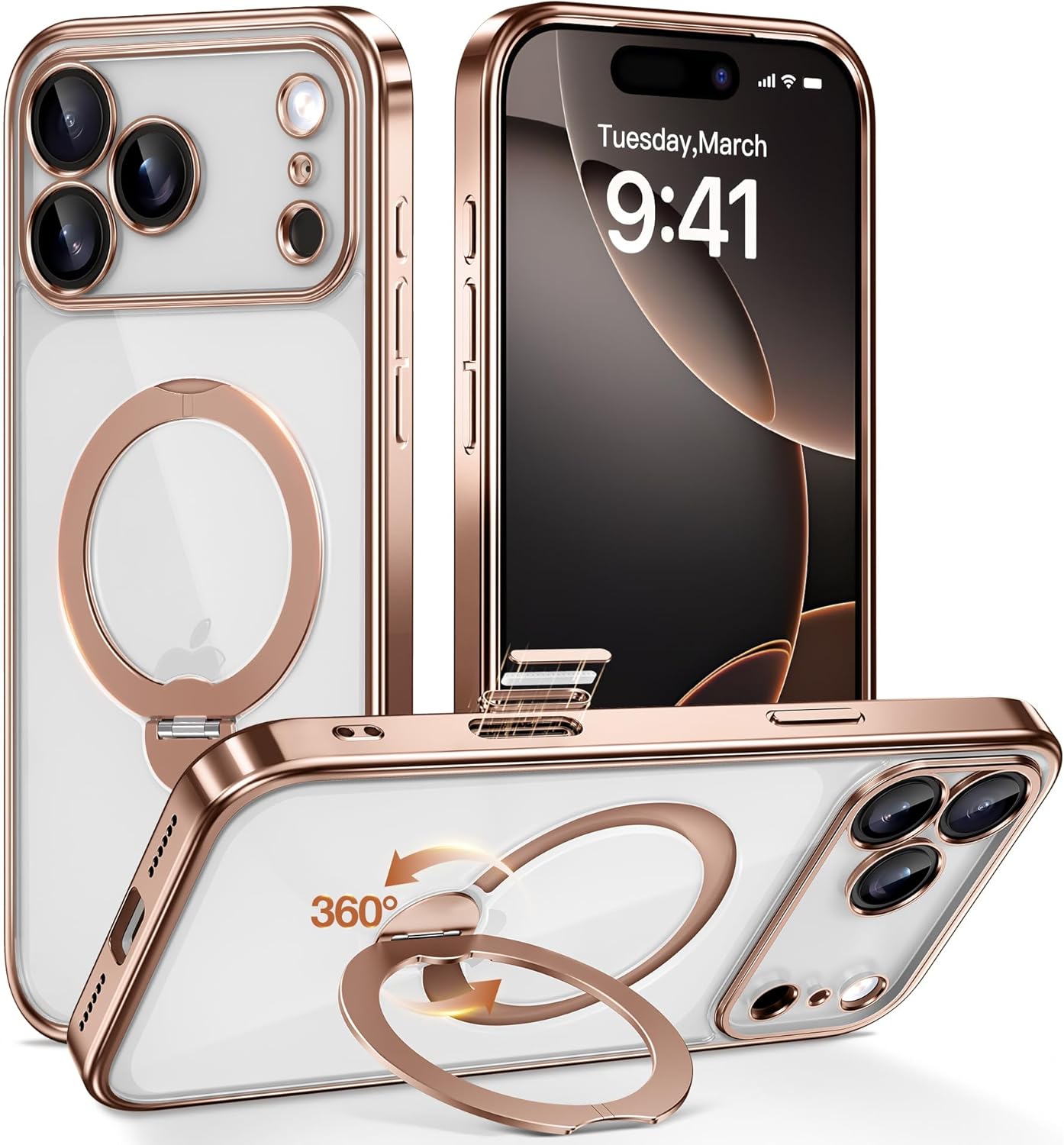 iPhone 17 Pro Case with Magnetic Stand