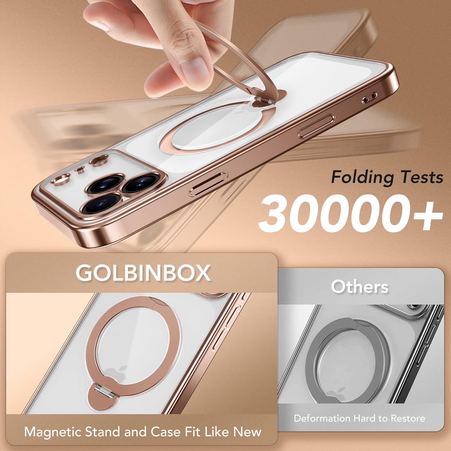 iPhone 17 Pro Case with Magnetic Stand