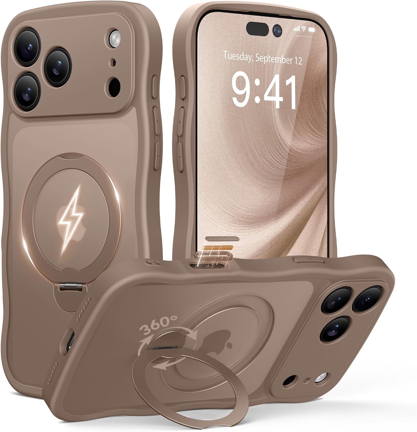 iPhone 17 Pro Max Wave Translucent Matte Case