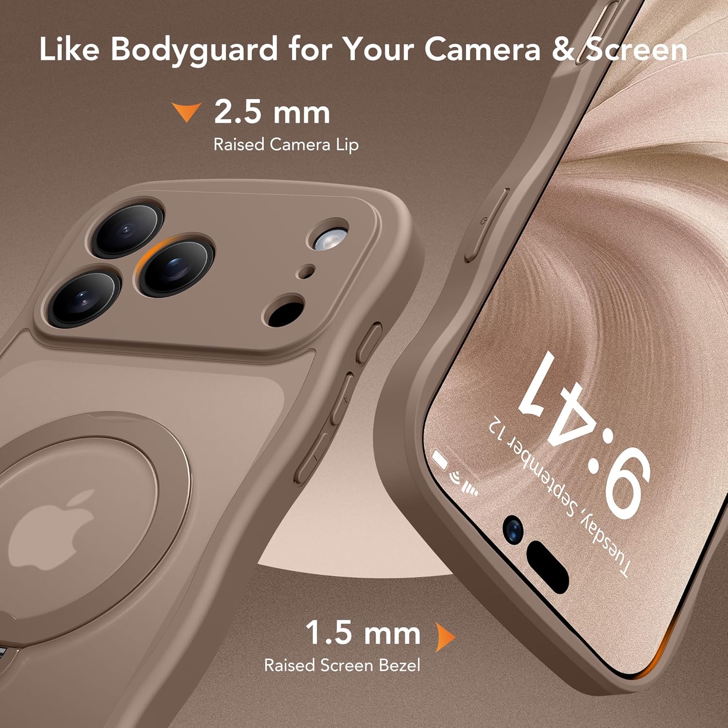iPhone 17 Pro Max Wave Translucent Matte Case