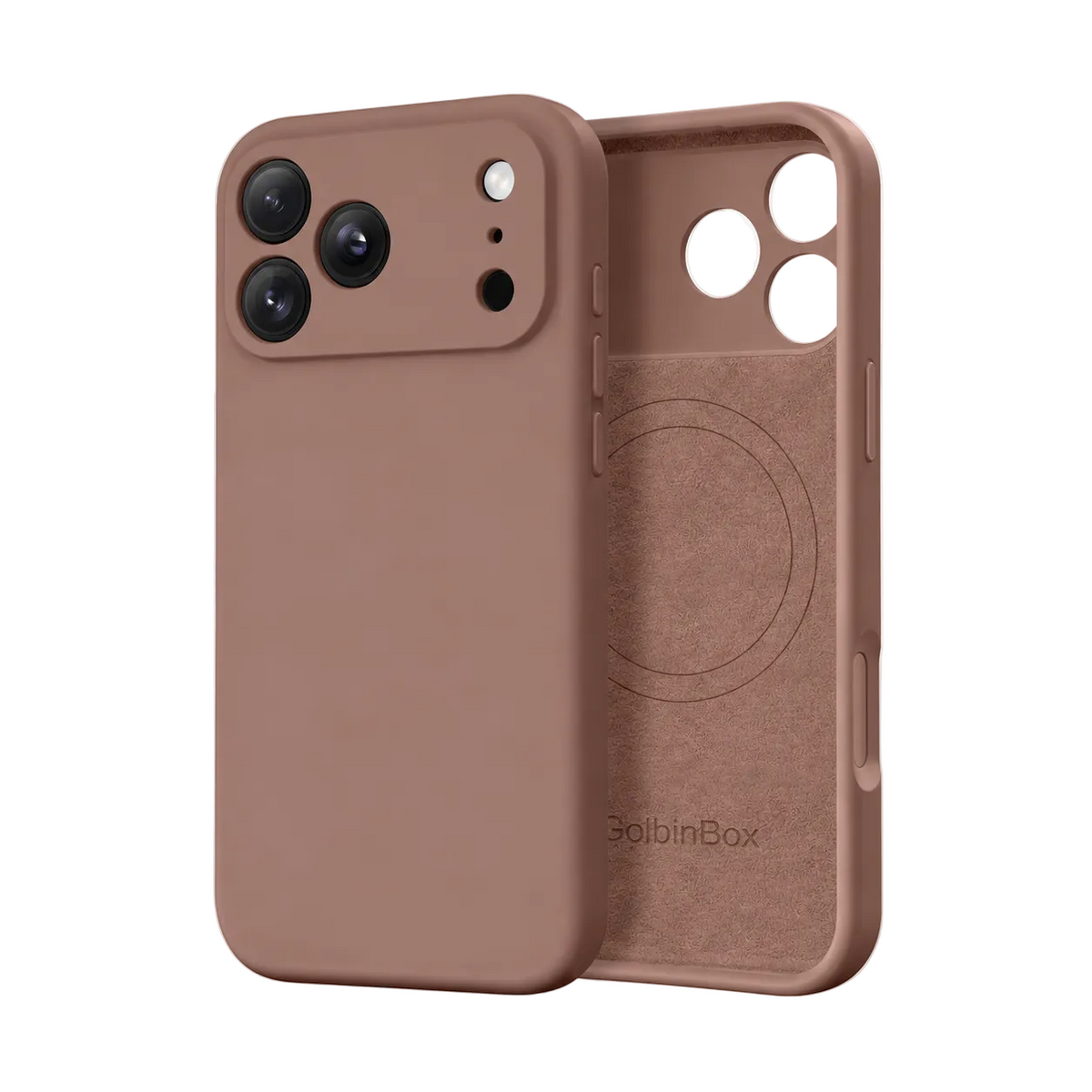 GolbinBox Magnetic for iPhone 18 Pro Case, Dusty Orange