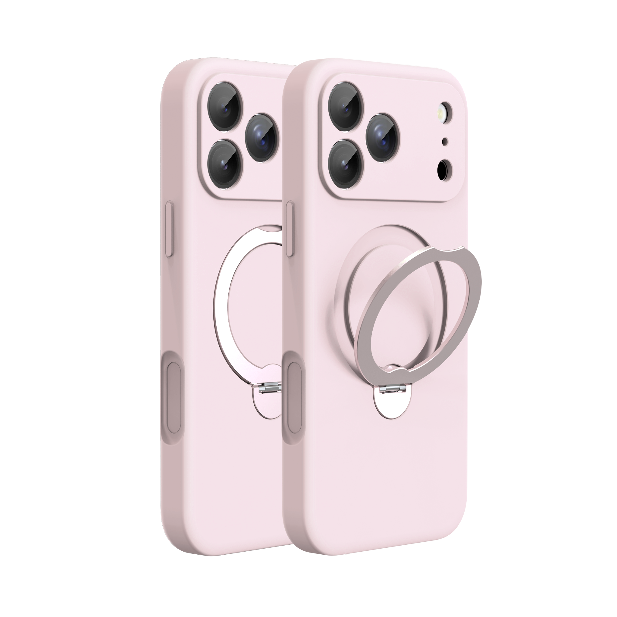 iPhone 17 pro max Silicone Case with stand